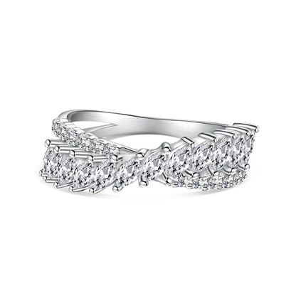 [CharmAmor]Unique Colorful Marquise Cut Daily Ring