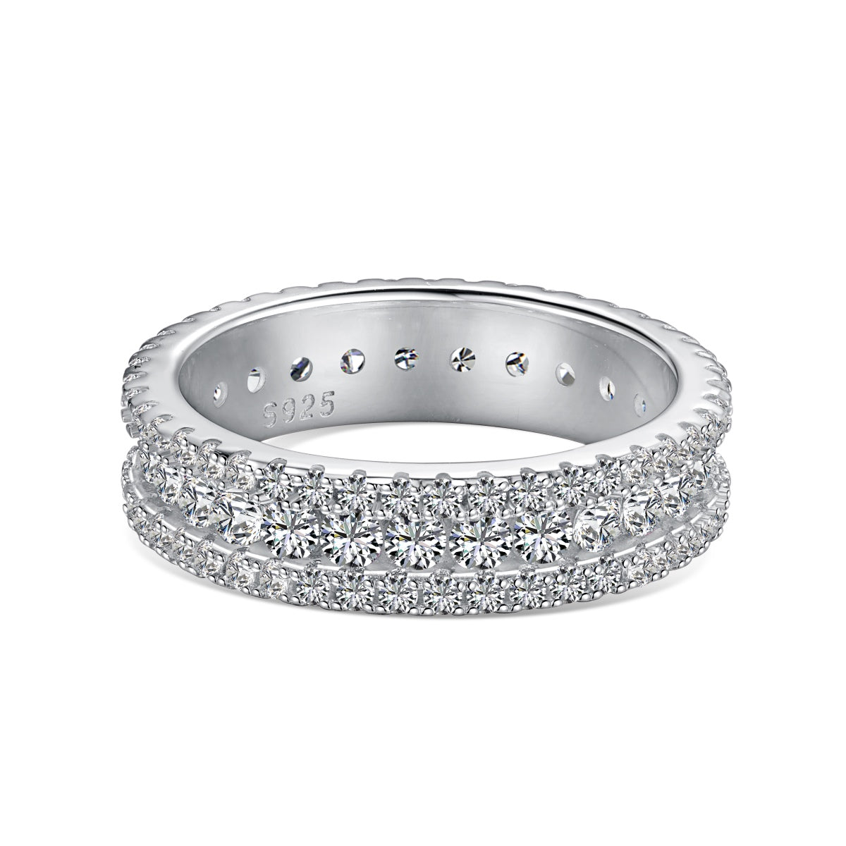 [CharmAmor]Delicate Colorful Round Cut Daily Ring