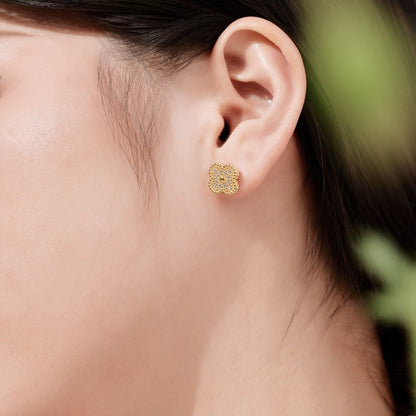 [CharmAmor]Four Leaf Clover Fashion Earrings