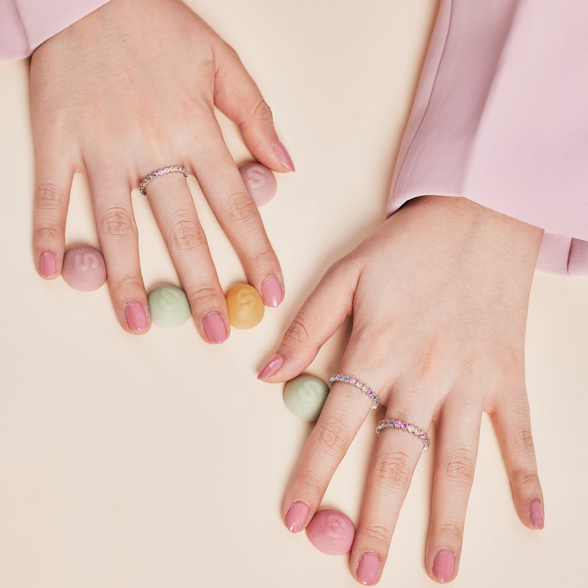 [CharmAmor]Exquisite Colorful Round Cut Party Ring