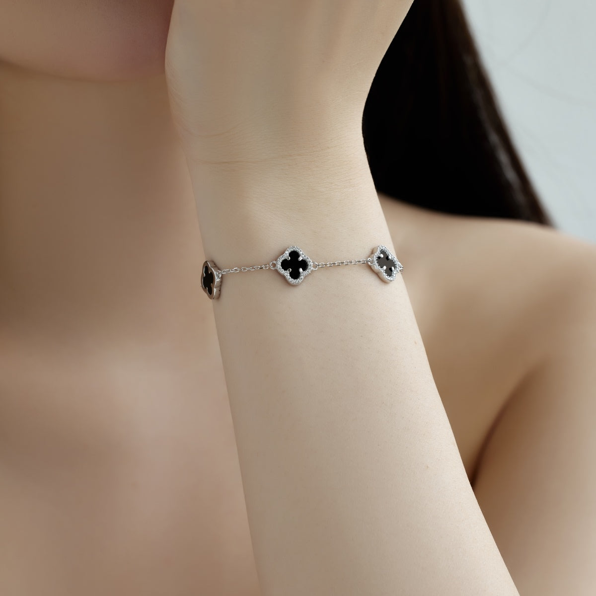 [CharmAmor]Four-Leaf Clover Exquisite Bracelet