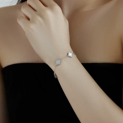[CharmAmor]Four-Leaf Clover Exquisite Bracelet