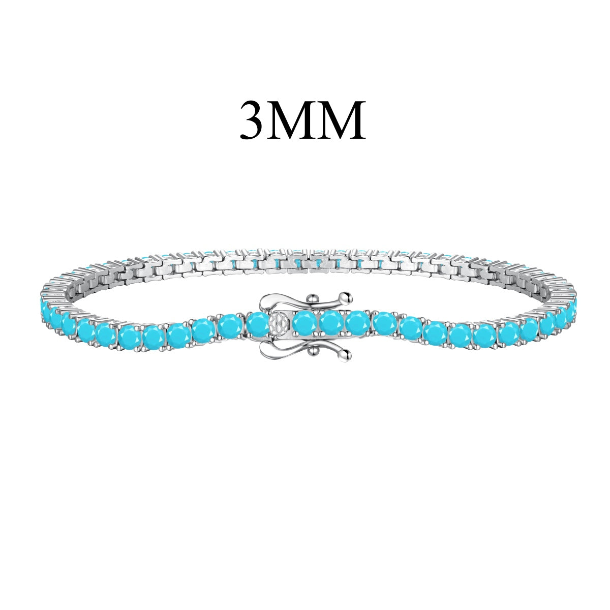 [CharmAmor]Dainty Charming Round Cut Tennis Bracelet
