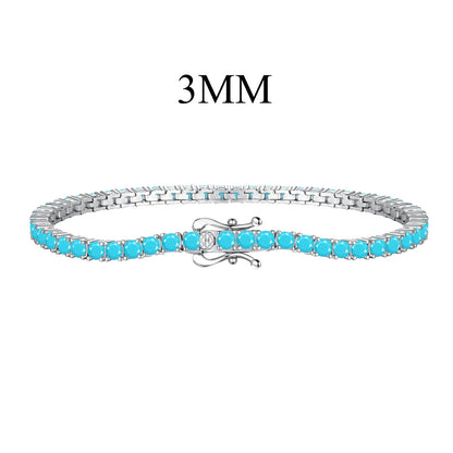 [CharmAmor]Dainty Charming Round Cut Tennis Bracelet