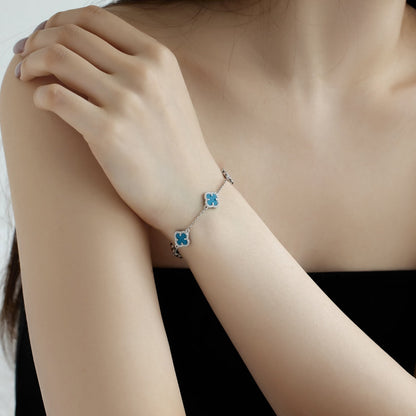 [CharmAmor]Four-Leaf Clover Exquisite Bracelet