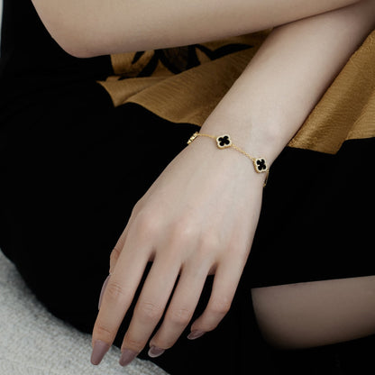 [CharmAmor]Four-Leaf Clover Exquisite Bracelet
