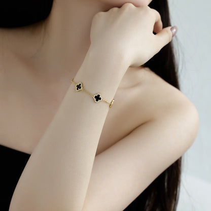 [CharmAmor]Four-Leaf Clover Exquisite Bracelet