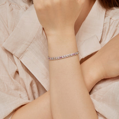 [CharmAmor]Delicate Colorful Multi Cut Daily Bracelet