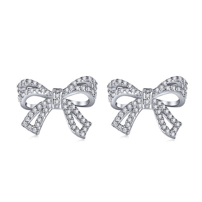 [CharmAmor]Dainty Bow Shape Earrings