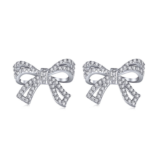 [CharmAmor]Dainty Bow Shape Earrings