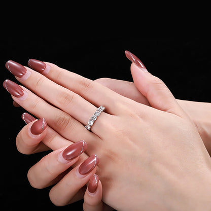 [CharmAmor]Eternity Round Cut Tennis Ring