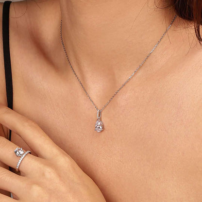 [CharmAmor]Delicate Water Drop Shape Fashion Necklace