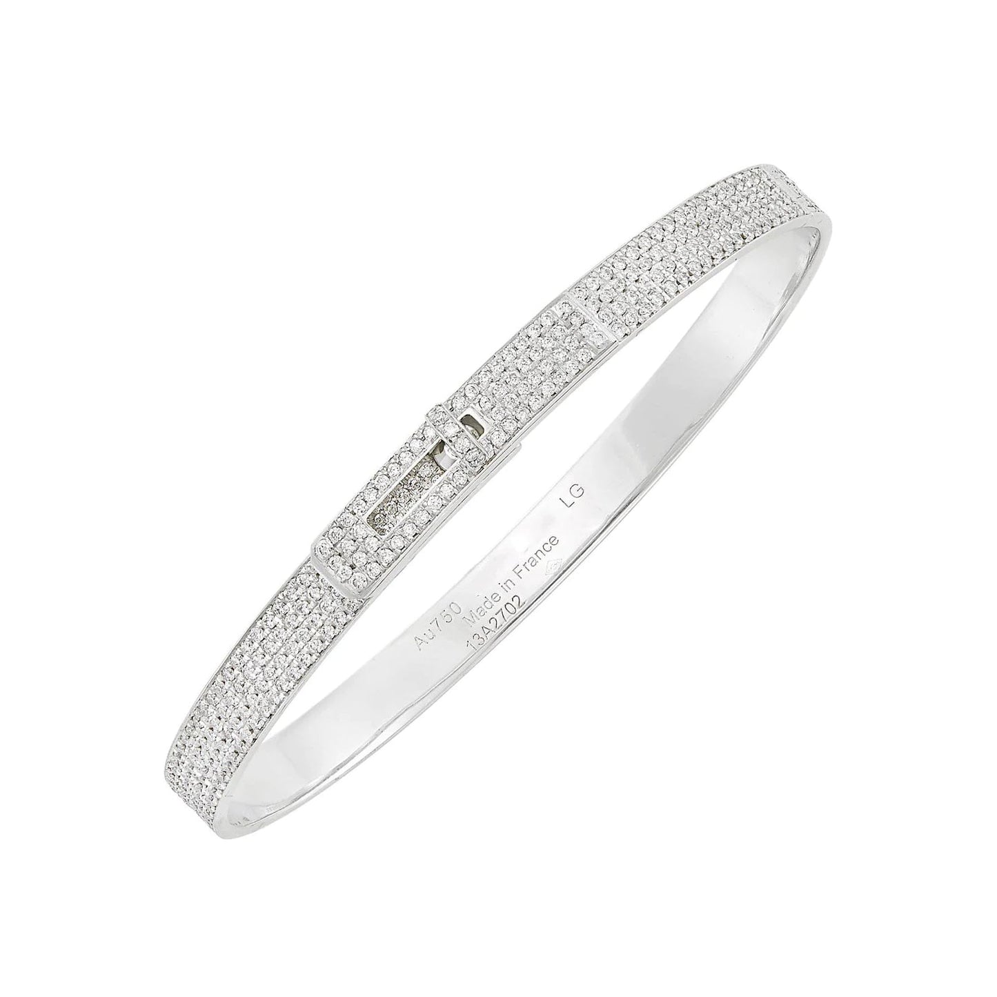 [CharmAmor]HM KELLY BRACELET IN SILVER AND FULL PAVE DIAMOND