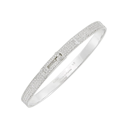 [CharmAmor]HM KELLY BRACELET IN SILVER AND FULL PAVE DIAMOND