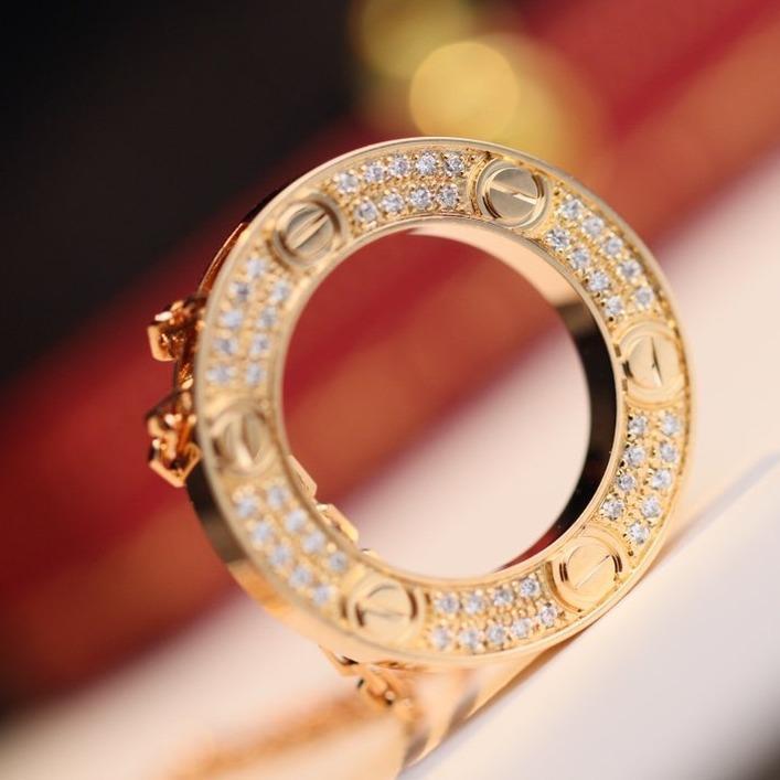 [CharmAmor]LOVE NECKLACE ADJUSTABLE ROSE GOLD