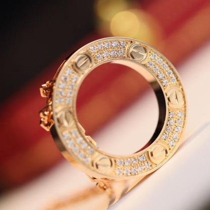 [CharmAmor]LOVE NECKLACE ADJUSTABLE ROSE GOLD
