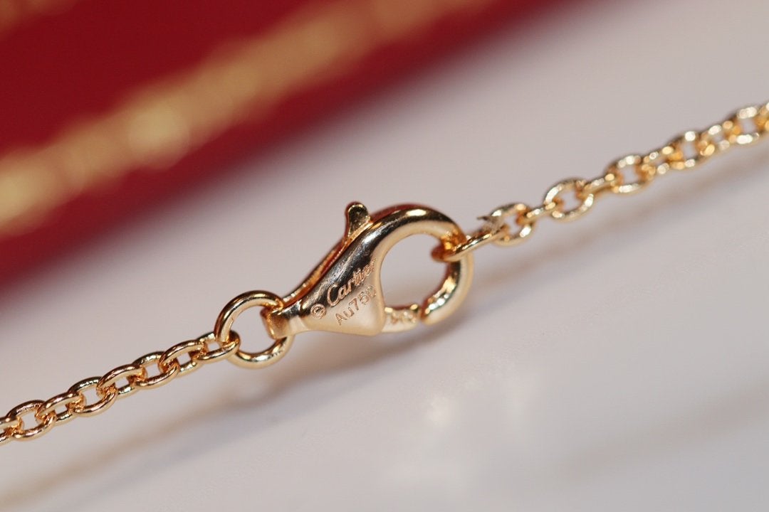 [CharmAmor]LOVE NECKLACE PINK GOLD AND SILVER