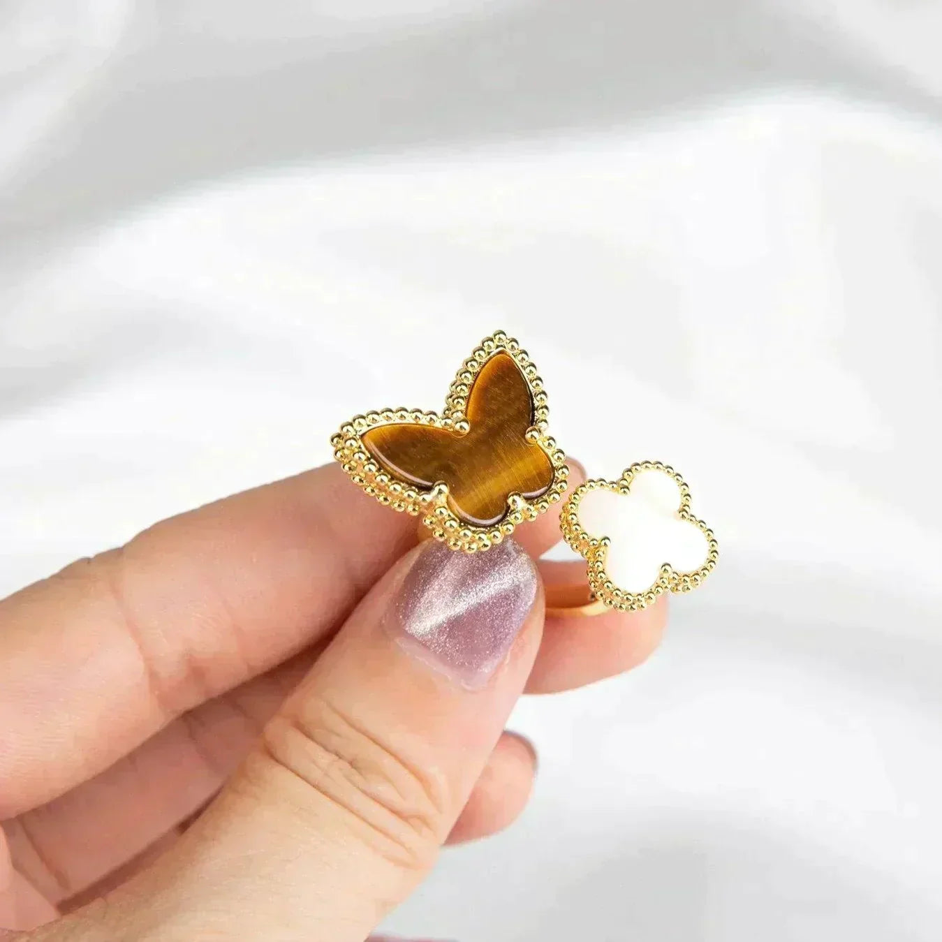 [CharmAmor]LUCKY BETWEEN THE FINGER RING