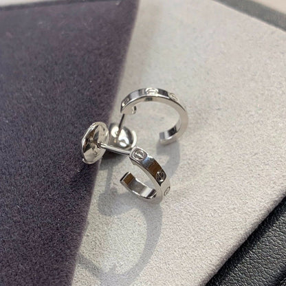 [CharmAmor]LOVE EARRINGS 2.65MM SILVER