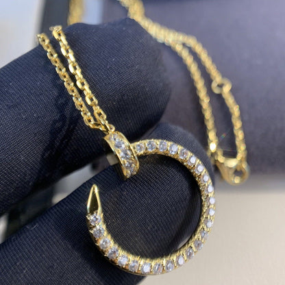 [CharmAmor]JUSTE NECKLACE GOLD DIAMONDS