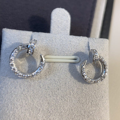 [CharmAmor]JUSTE EARRINGS SILVER DIAMONDS