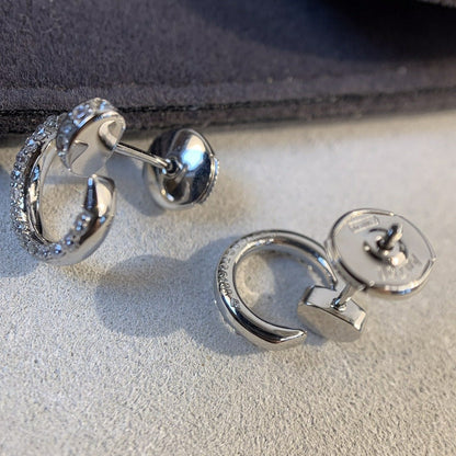 [CharmAmor]JUSTE EARRINGS SILVER DIAMONDS