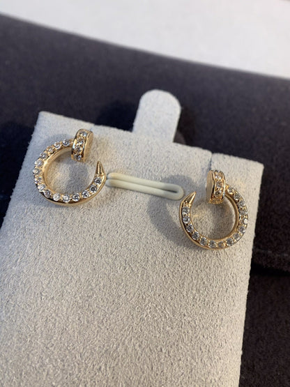 [CharmAmor]JUSTE EARRINGS GOLD DIAMONDS