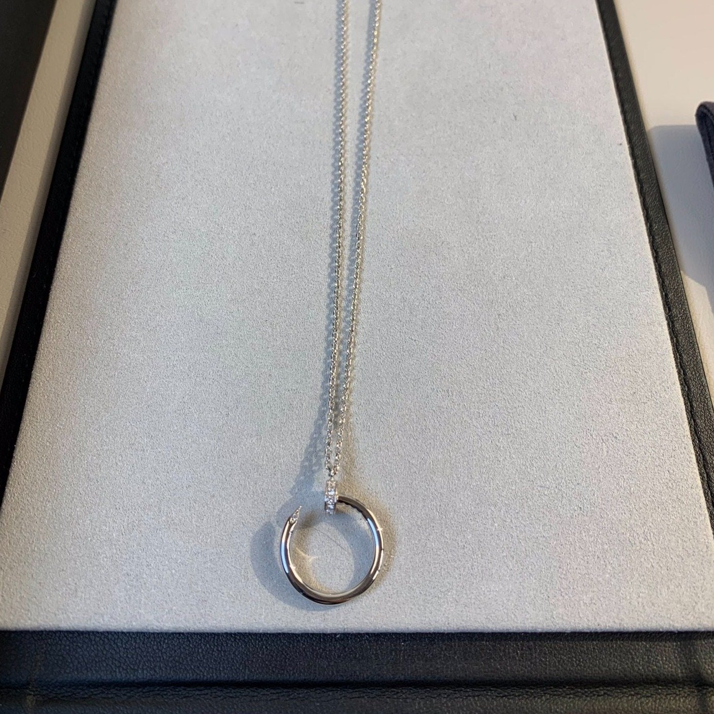 [CharmAmor]JUSTE NECKLACE SILVER