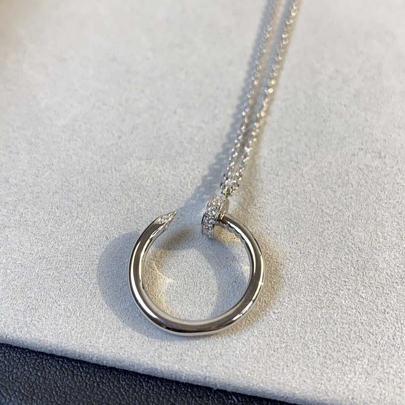 [CharmAmor]JUSTE NECKLACE SILVER