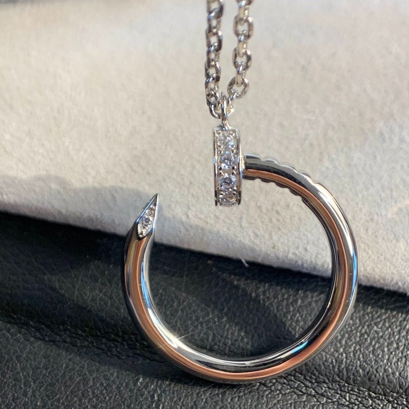 [CharmAmor]JUSTE NECKLACE SILVER