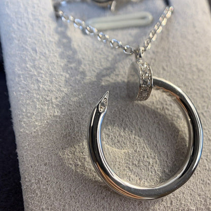 [CharmAmor]JUSTE NECKLACE SILVER