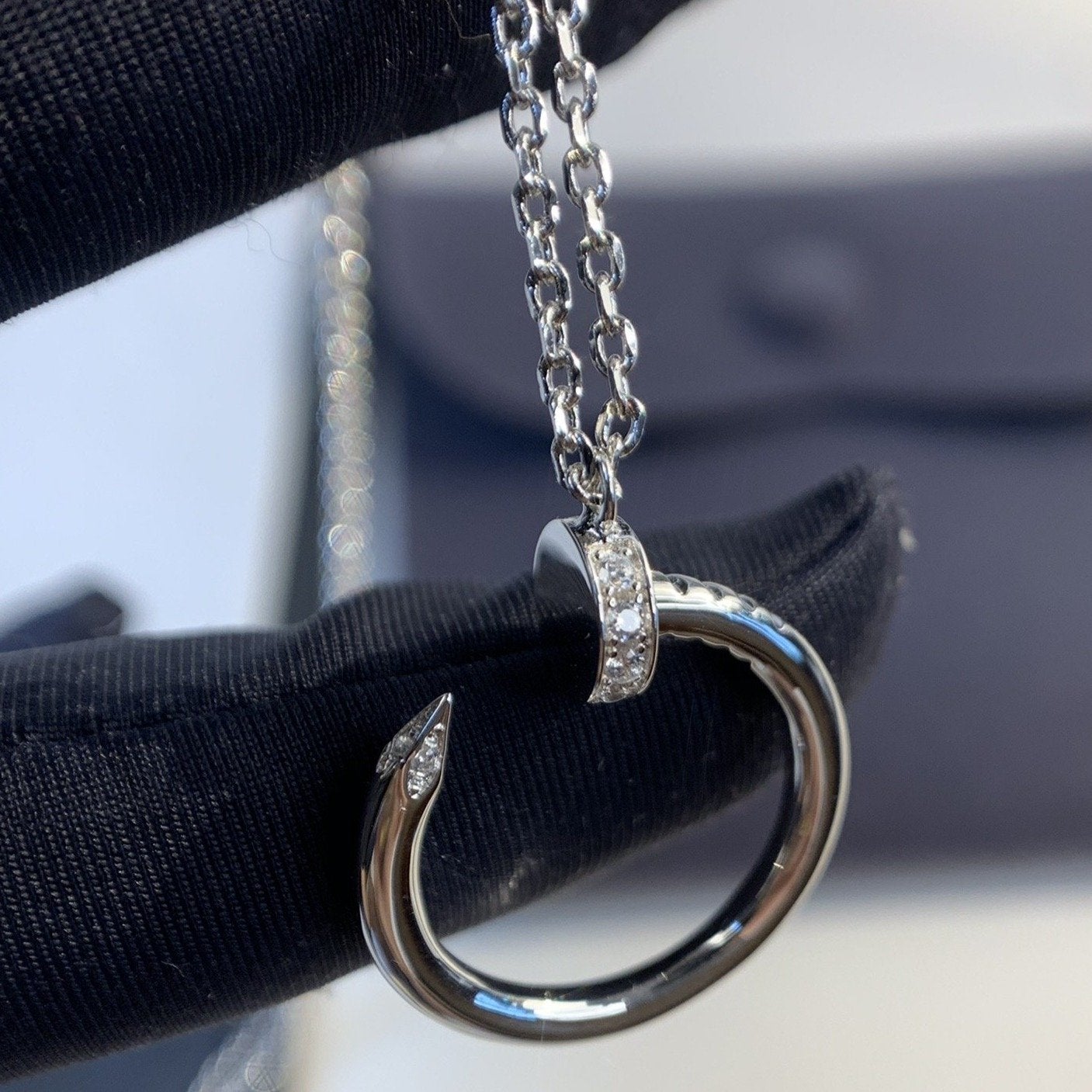 [CharmAmor]JUSTE NECKLACE SILVER