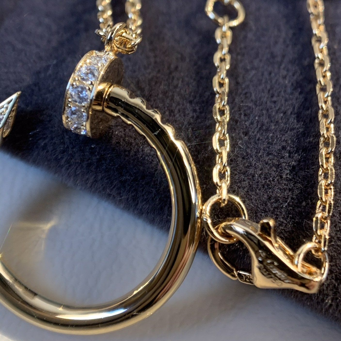 [CharmAmor]JUSTE NECKLACE PINK GOLD