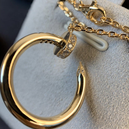[CharmAmor]JUSTE NECKLACE PINK GOLD