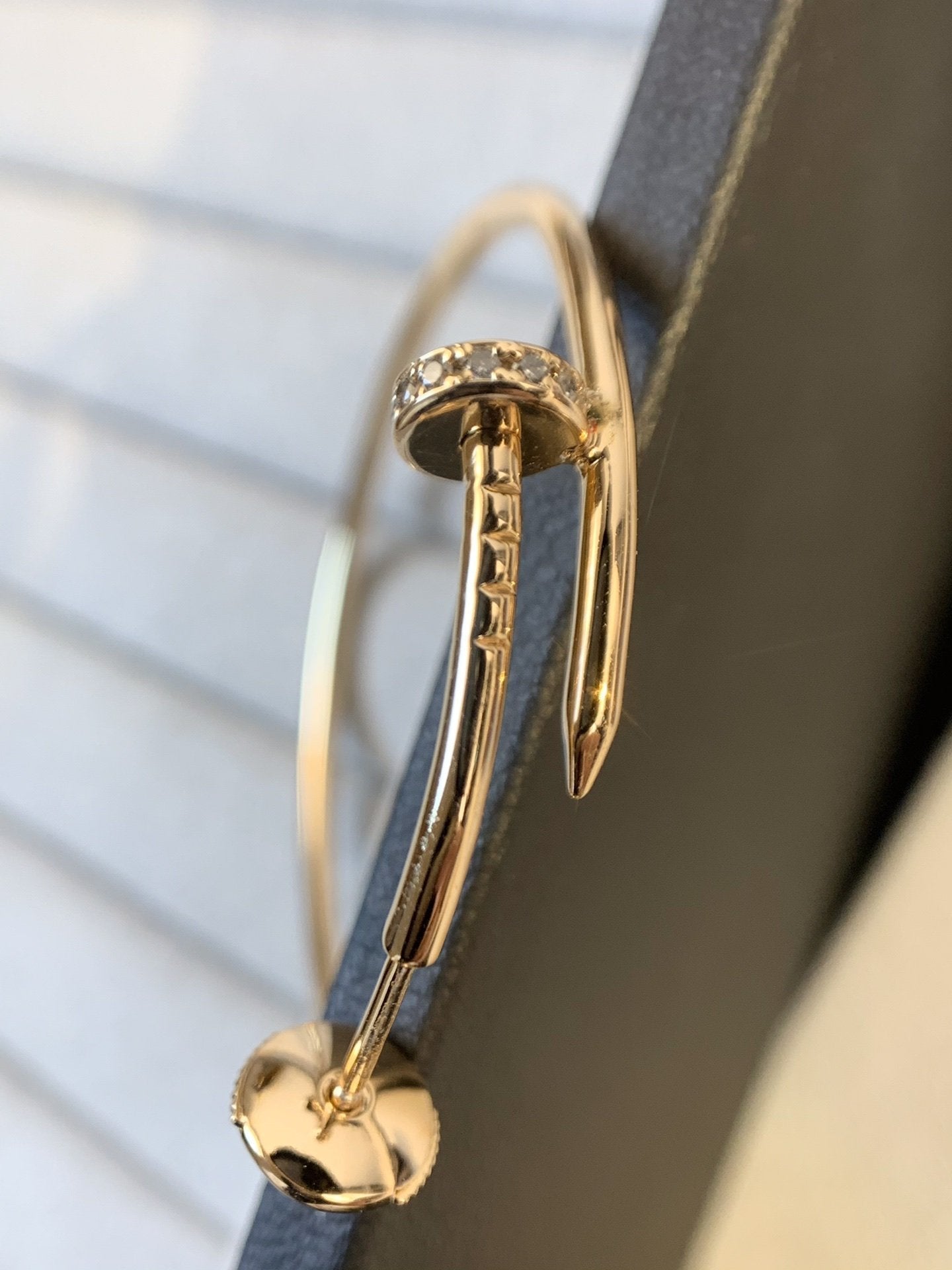 [CharmAmor]JUSTE EARRINGS GOLD DIAMONDS 1.8MM