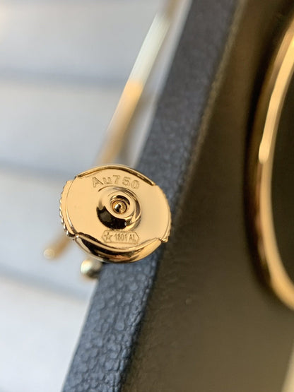 [CharmAmor]JUSTE EARRINGS GOLD DIAMONDS 1.8MM