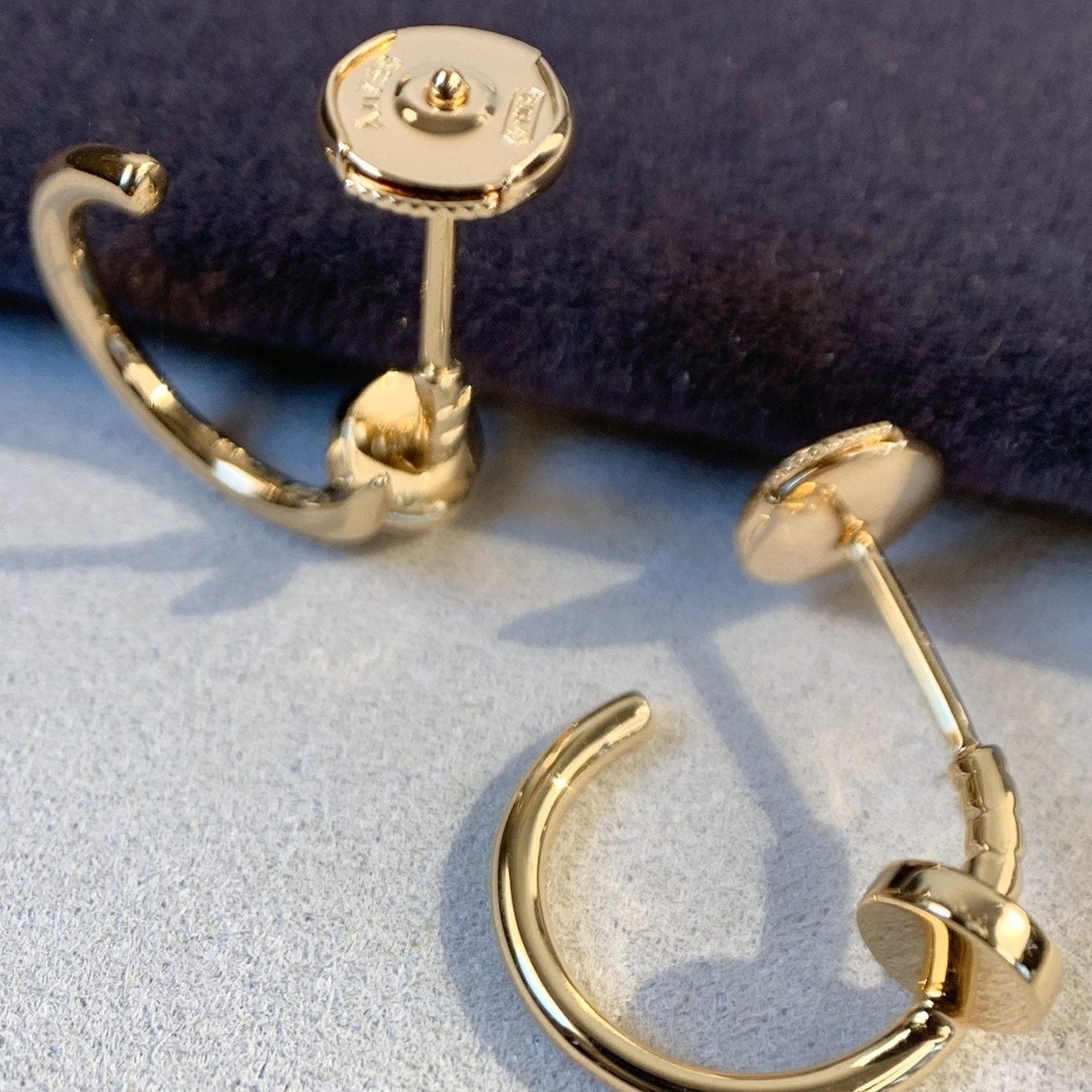 [CharmAmor]JUSTE EARRINGS PINK GOLD