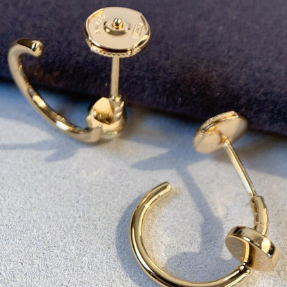 [CharmAmor]JUSTE EARRINGS PINK GOLD