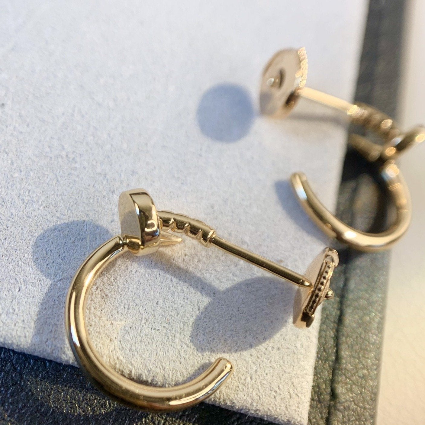 [CharmAmor]JUSTE EARRINGS PINK GOLD