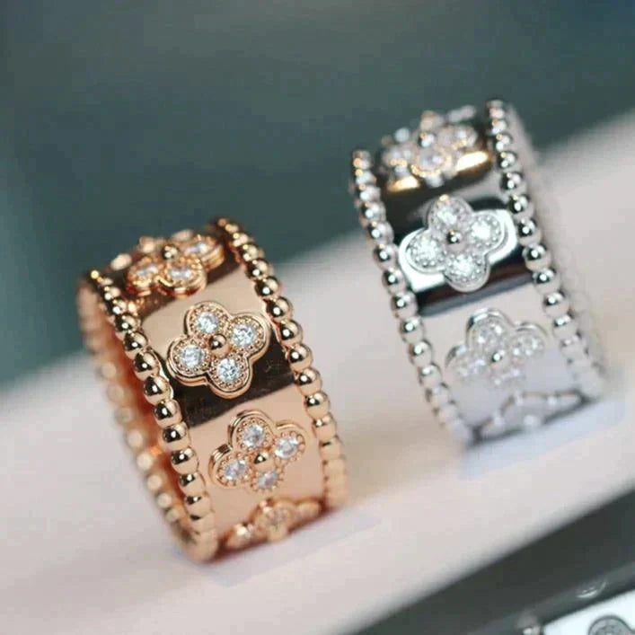 [CharmAmor]CLOVER KALEIDOSCOPE RING 10MM