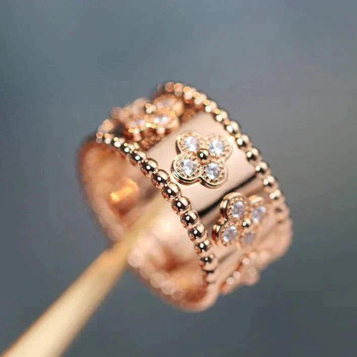 [CharmAmor]CLOVER KALEIDOSCOPE RING 10MM