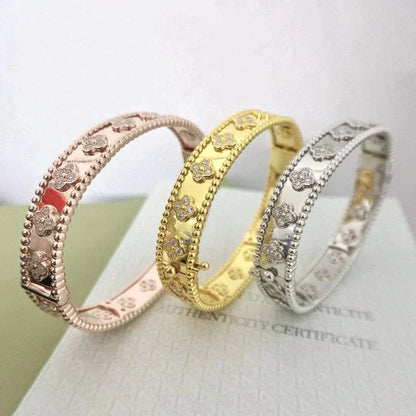 [CharmAmor]CLOVER BRACELET 8MM DIAMONDS