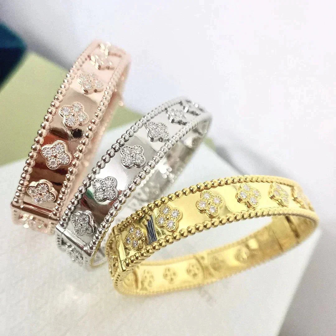 [CharmAmor]CLOVER BRACELET 8MM DIAMONDS