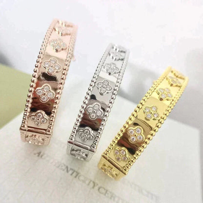 [CharmAmor]CLOVER BRACELET 8MM DIAMONDS