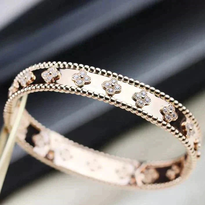 [CharmAmor]CLOVER BRACELET 8MM DIAMONDS