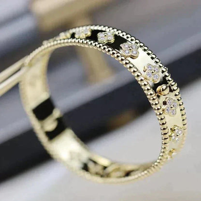 [CharmAmor]CLOVER BRACELET 8MM DIAMONDS