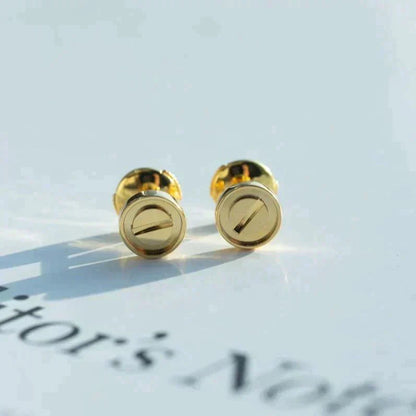 [CharmAmor]LOVE EARRINGS GOLD 10MM