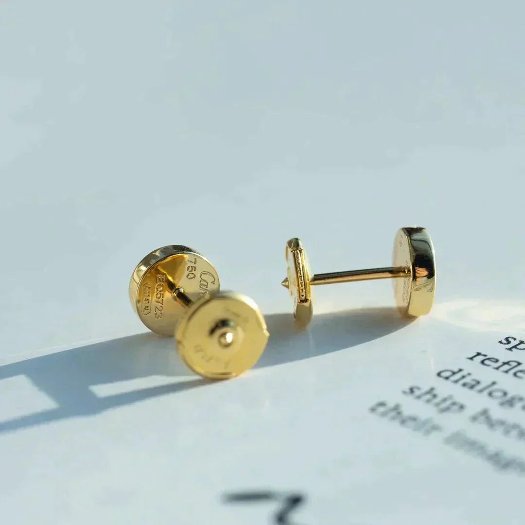 [CharmAmor]LOVE EARRINGS GOLD 10MM