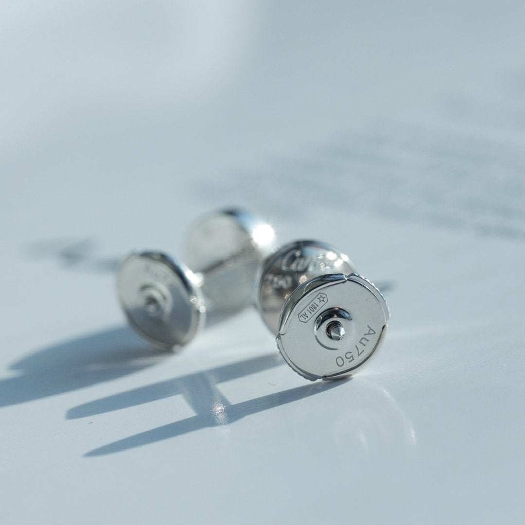 [CharmAmor]LOVE EARRINGS SILVER 10MM