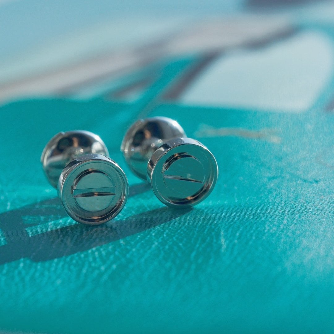 [CharmAmor]LOVE EARRINGS SILVER 10MM